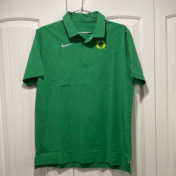 Nike Oregon style polyester polo in size large snap buttons DJ5123 - Picture 1 of 2
